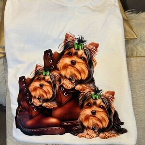 Cute Yorkie Graphic T-Shirt